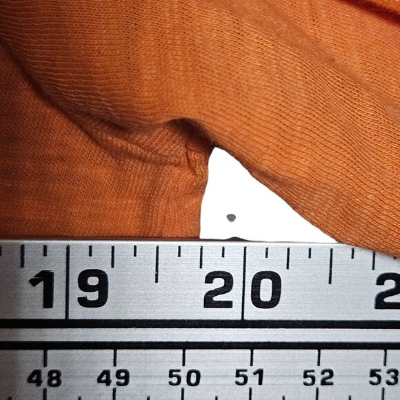 J. Jill Woman Orange Tunic Top Size Medium Casual Comfort Resortwear Minimalist - Picture 11 of 12